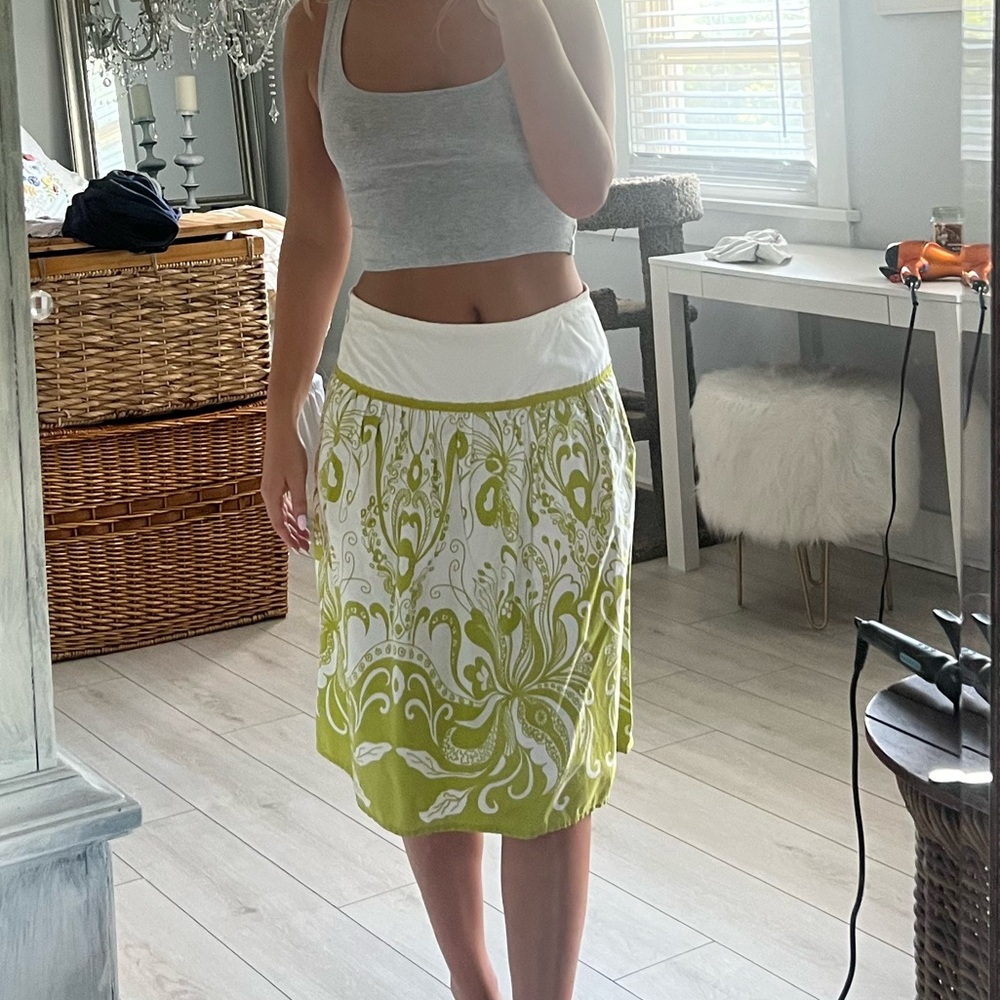 J crew midi skirt